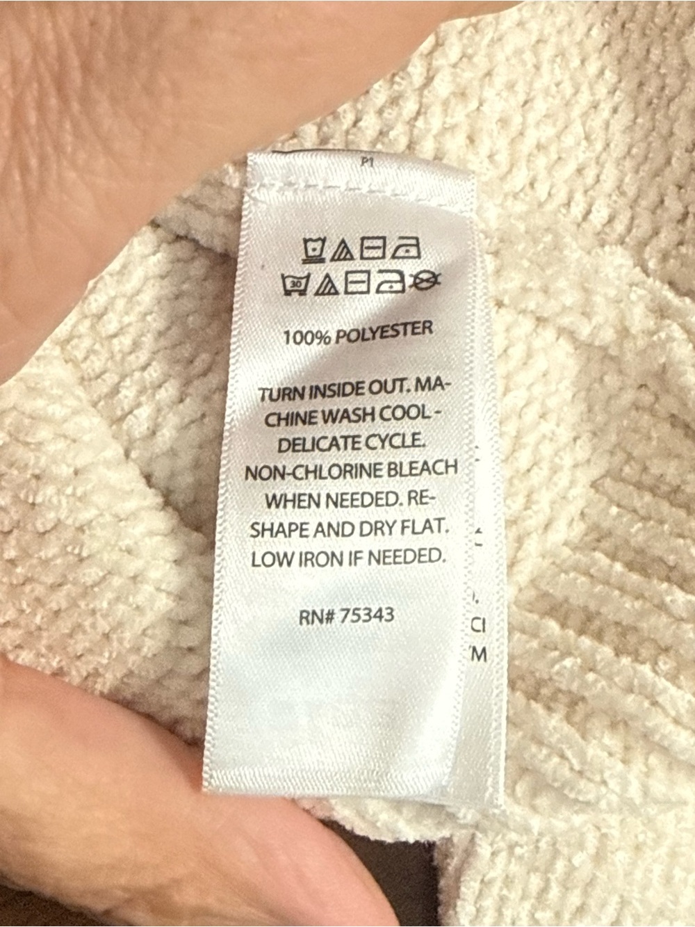 NWT Cynthia Rowley Cream Chenille Pointelle Sweater XS Cozy Cottagecore Knit - Picture 7 of 9